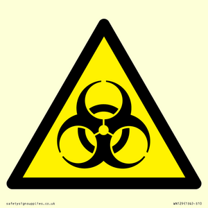 W009 Warning: Biological hazard